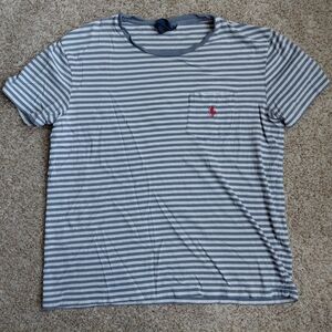 Polo by Ralph Lauren Short Sleeve  Striped Women's Shirt Size Medium